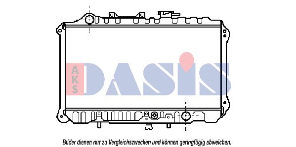 AKS DASIS Radiaator,mootorijahutus 110140N